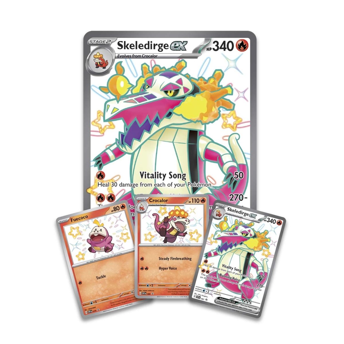 Paldean Fates Skeledirge ex Premium Collection