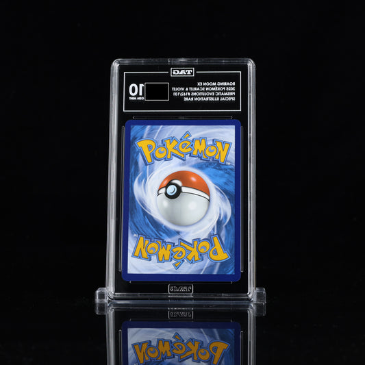 Roaring Moon EX 2025 Pokémon #162/131 Prismatic Evolutions GEM MT - TAG 10
