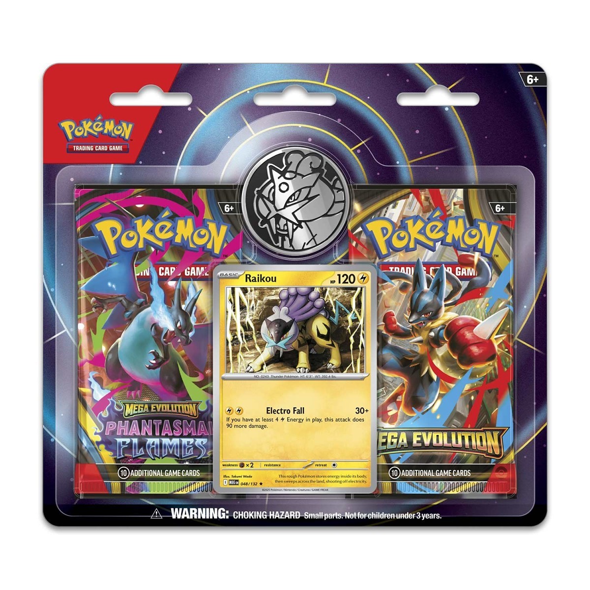 Mega Evolution & Phantasmal Flames 2-Pack Blister Raikou
