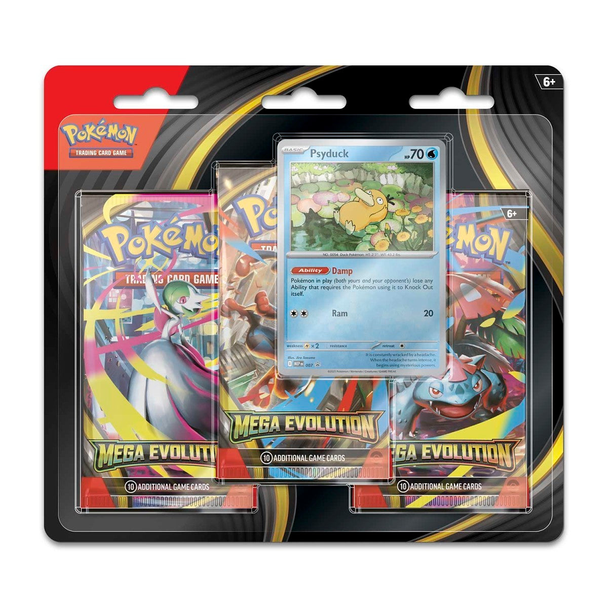 Mega Evolution 3 Pack Blister Psyduck