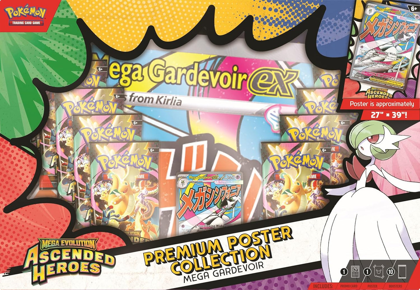 Ascended Heroes Premium Poster Collection Mega Gardevoir
