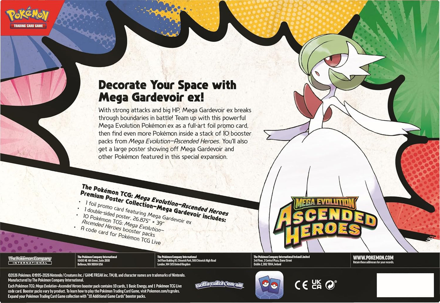 Ascended Heroes Premium Poster Collection Mega Gardevoir