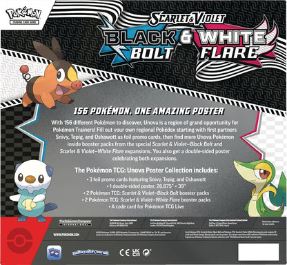 Black Bolt & White Flare Unova Poster Collection