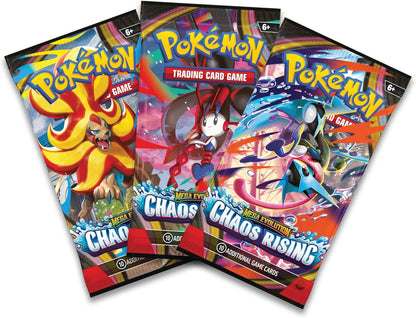 Chaos Rising Triple Pack (1 Foil Promo Card & 3 Booster Packs)
