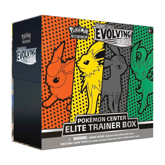 Evolving Skies: Elite Trainer Box (ETB) (Jolteon, Flareon, Umbreon & Leafeon)