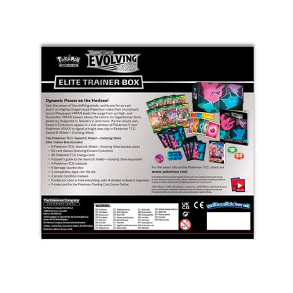 Evolving Skies: Elite Trainer Box (ETB) (Vaporeon, Espeon, Glaceon & Sylveon)