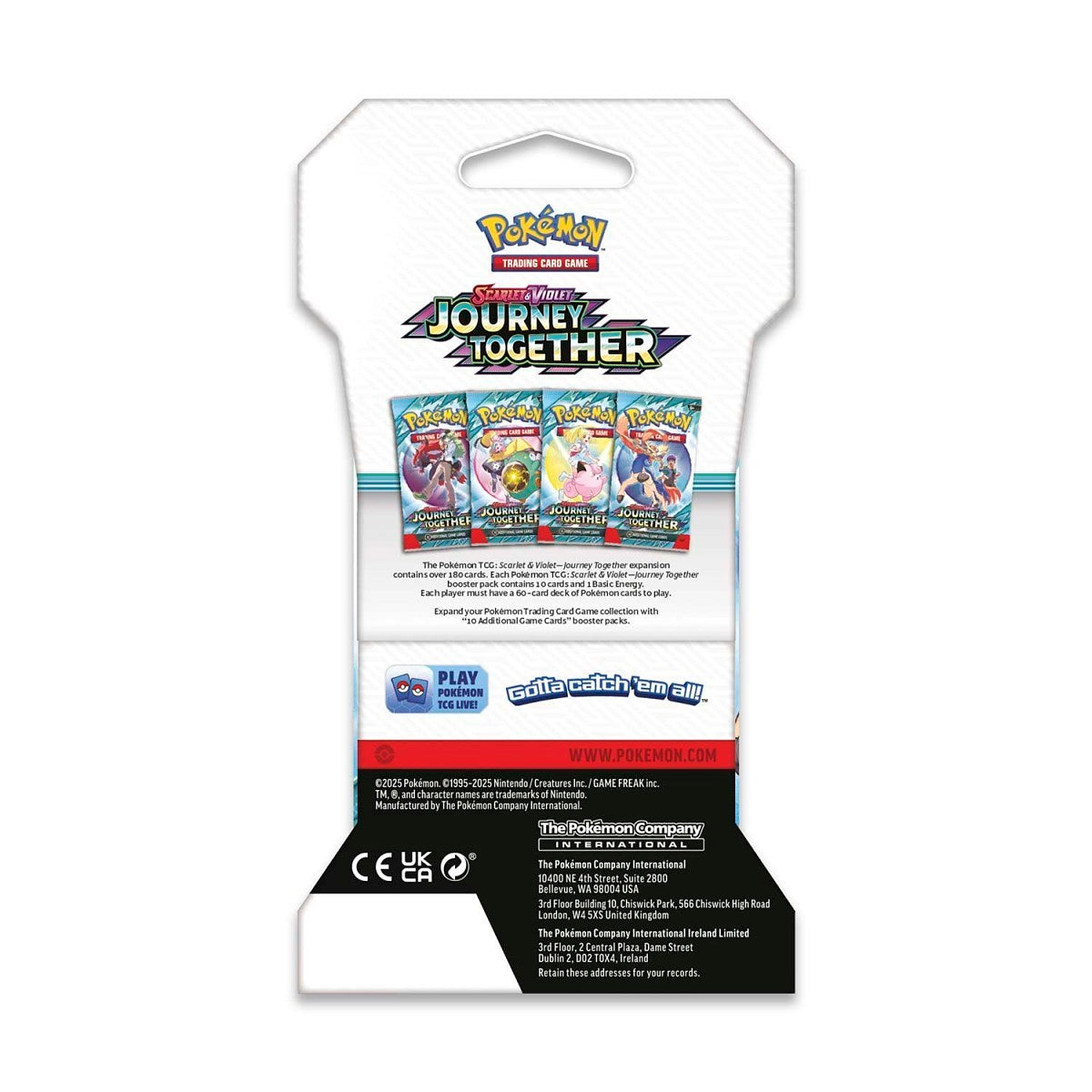 Journey Together Sleeved Booster Pack (Random Art)