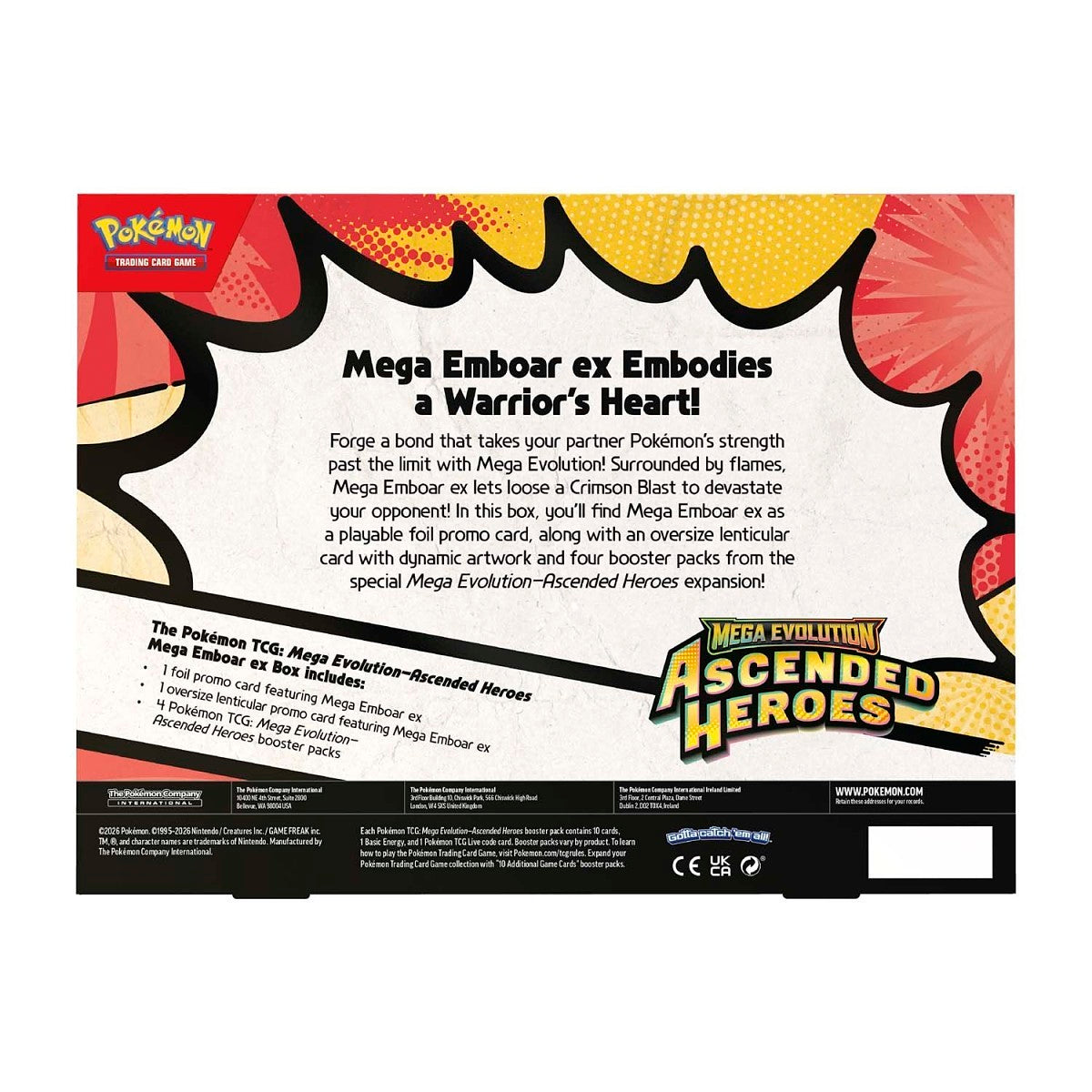 Ascended Heroes Mega Emboar ex Box