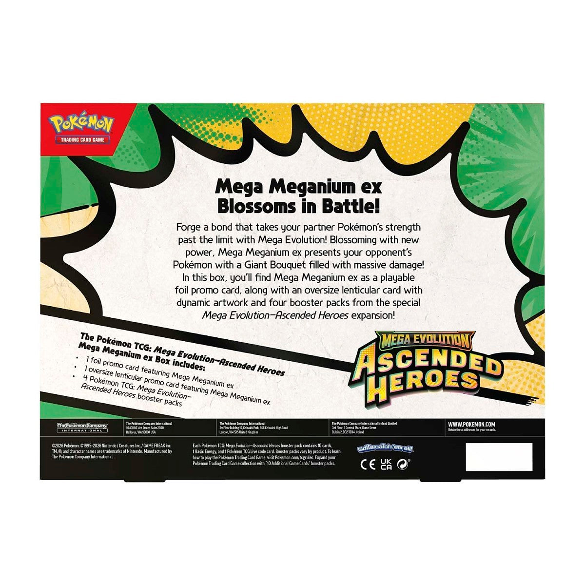 Ascended Heroes Mega Meganium ex Box