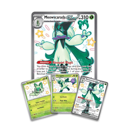 Paldean Fates Meowscarada ex Premium Collection