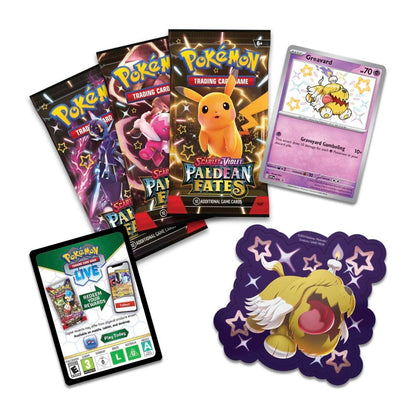 Paldean Fates Tech Sticker Collection (Shiny Greavard)