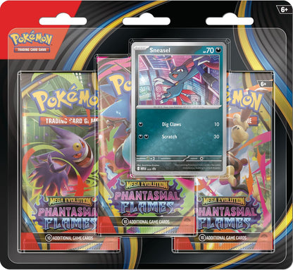 Phantasmal Flames Three-Booster Blister - Sneasel