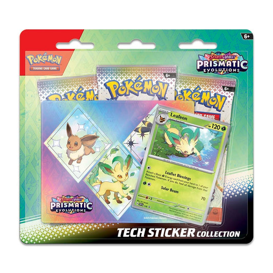 Prismatic Evolutions Tech Sticker Collection (Leafeon)