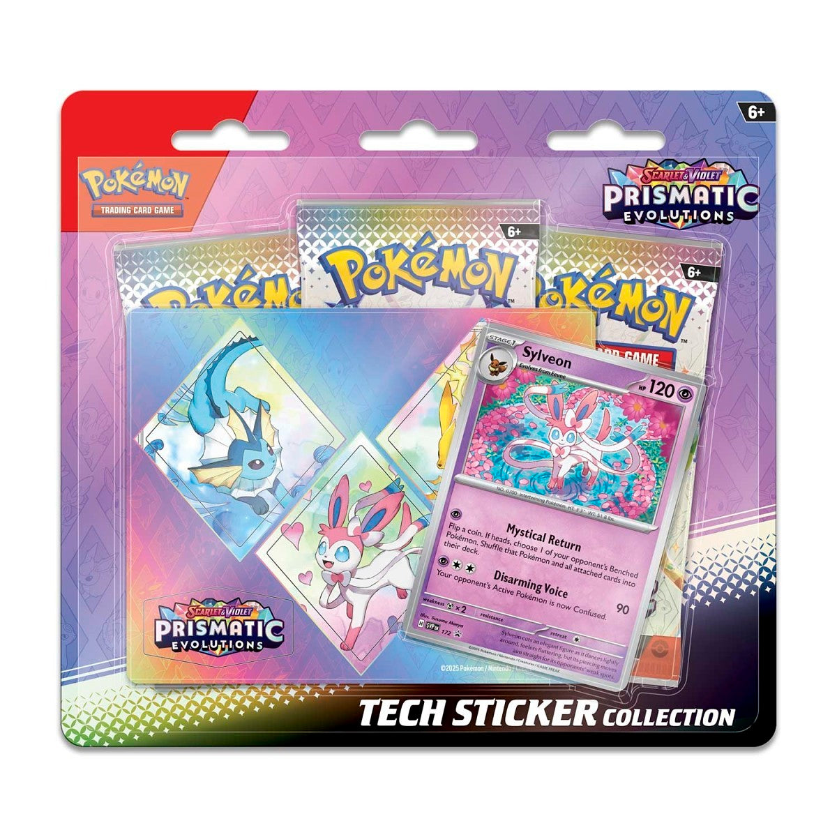 Prismatic Evolutions Tech Sticker Collection (Sylveon)