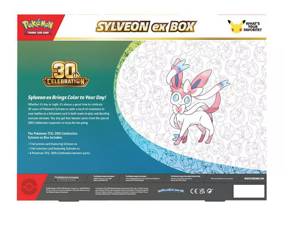 30th Celebration Sylveon ex Box
