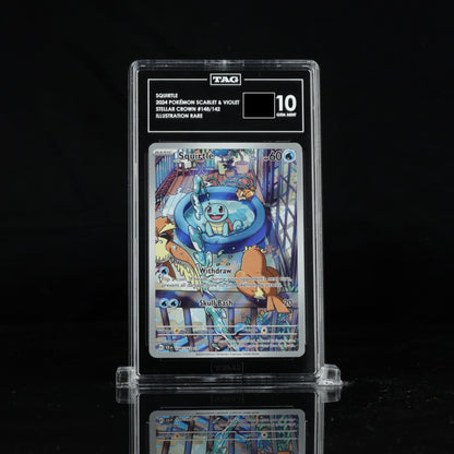 Squirtle 2024 Pokémon #148/142 Stellar Crown GEM MT - TAG 10