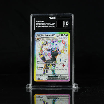Umbreon EX 2025 Pokémon #176 Prismatic Evolutions Premium Figure Collection GEM MT - TAG 10