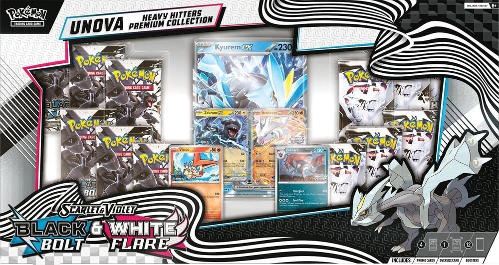 Black Bolt & White Flare Unova Heavy Hitters Premium Collection